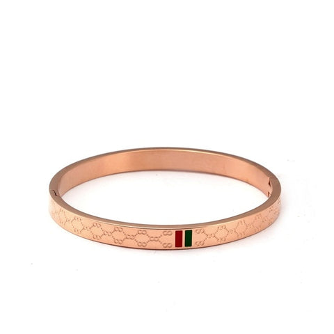 Image of Stainless Steel Bangle - Rosecolor
