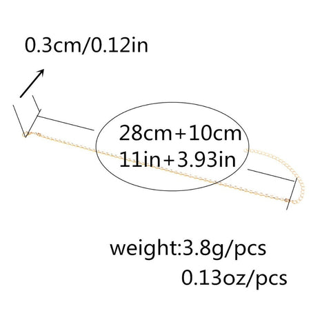 Image of Crystal Choker Necklace - Rosecolor