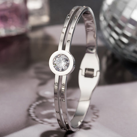 Image of Luxury Blue Face Diamond Watch - Rosecolor