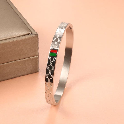 Image of Stainless Steel Bangle - Rosecolor