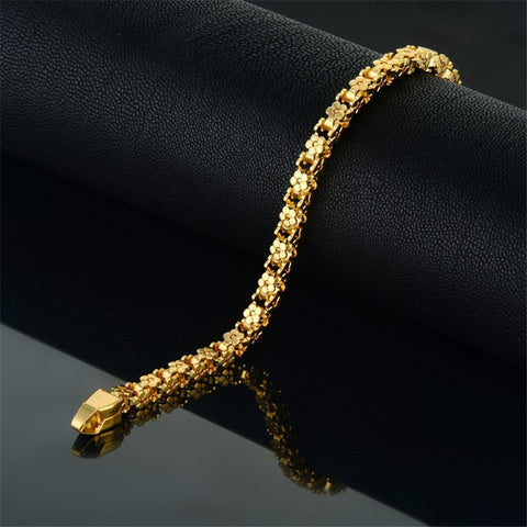 Image of Gold Plated Bracelet - Rosecolor