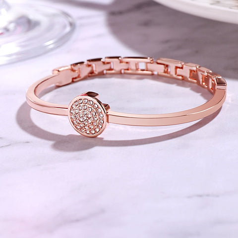 Image of 5pc Rose Gold Diamond Watch Set - Rosecolor