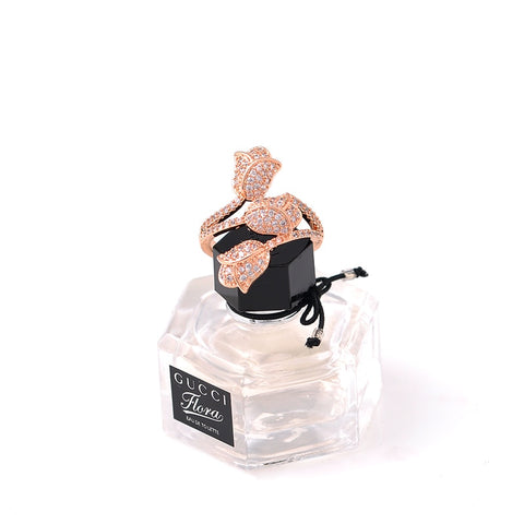 Image of Rose Colors Flower Ring - Rosecolor