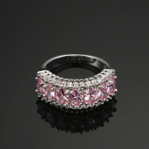 Image of Pink Stone Ring - Rosecolor