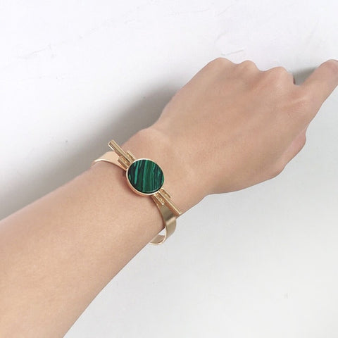 Image of Vintage Stone Marble Bracelet - Rosecolor