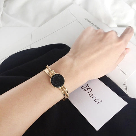 Image of Vintage Stone Marble Bracelet - Rosecolor