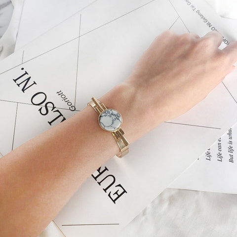 Image of Vintage Stone Marble Bracelet - Rosecolor