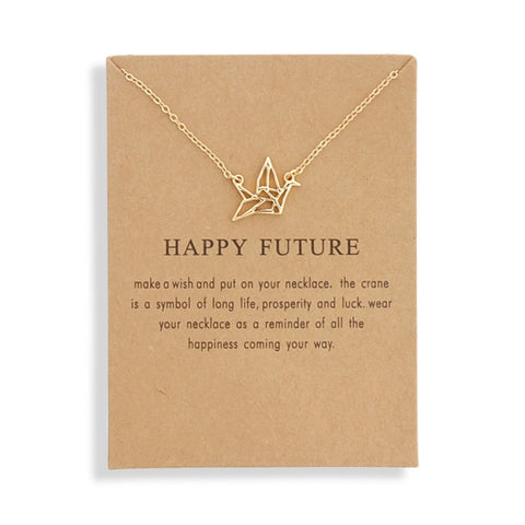 Image of Hidden Message Necklace Gift - Rosecolor