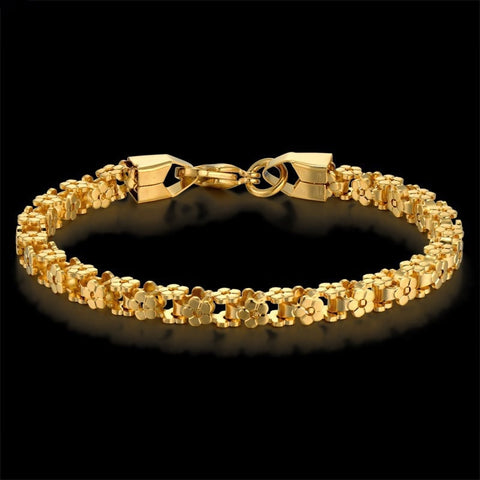Image of Gold Plated Bracelet - Rosecolor