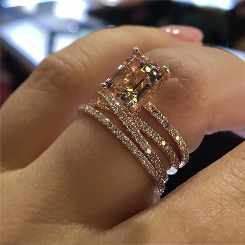 Image of Princess Rose Gold Ring - Rosecolor