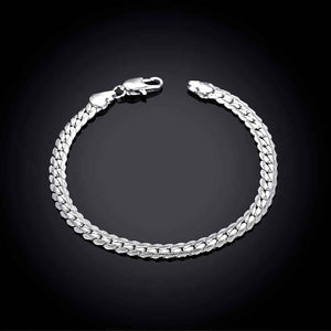 Silver Bracelet Arm Band - Rosecolor