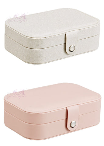 Image of Rose Colors Boutique Portable Leather Jewelry Box - Rosecolor