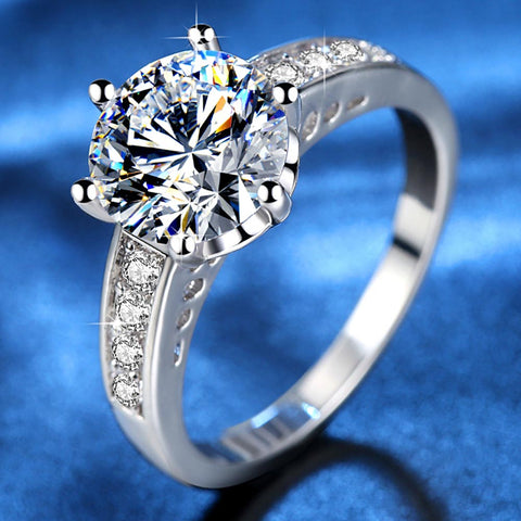 Elegant Cubic Zirconia Wedding Ring