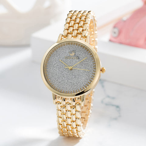 Image of Gold Wrist Watch Set - Rosecolor