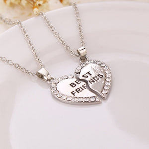 2 pieces/set Best Friend Necklace - Rosecolor