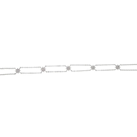 Image of Moonstone Chain Necklace - Rosecolor