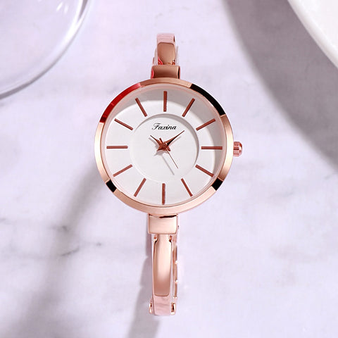 Image of 5pc Rose Gold Diamond Watch Set - Rosecolor