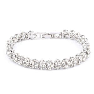 Roman Style Crystal Bracelet - Rosecolor