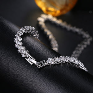 Roman Cubic Zircon Choker Necklace