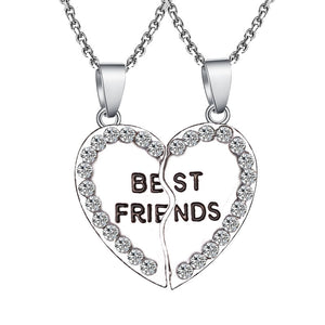 2 pieces/set Best Friend Necklace