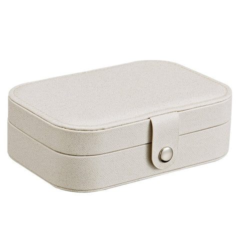 Image of Rose Colors Boutique Portable Leather Jewelry Box - Rosecolor