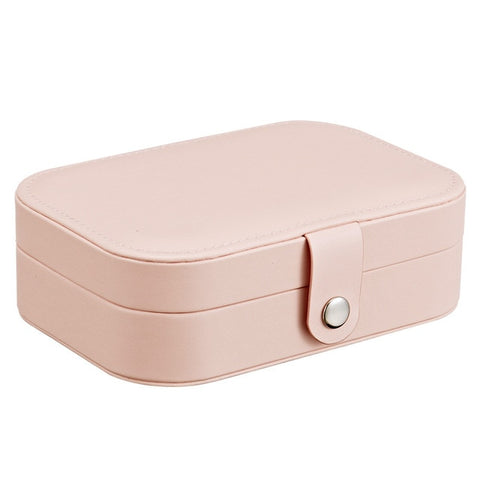 Image of Rose Colors Boutique Portable Leather Jewelry Box - Rosecolor