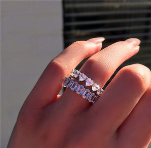 Stunning Lady Ring Band - Rosecolor