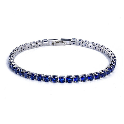 Image of Luxury 4mm Cubic Zirconia Tennis Bracelet - Rosecolor
