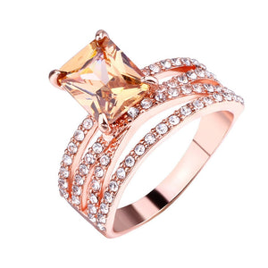 Princess Rose Gold Ring
